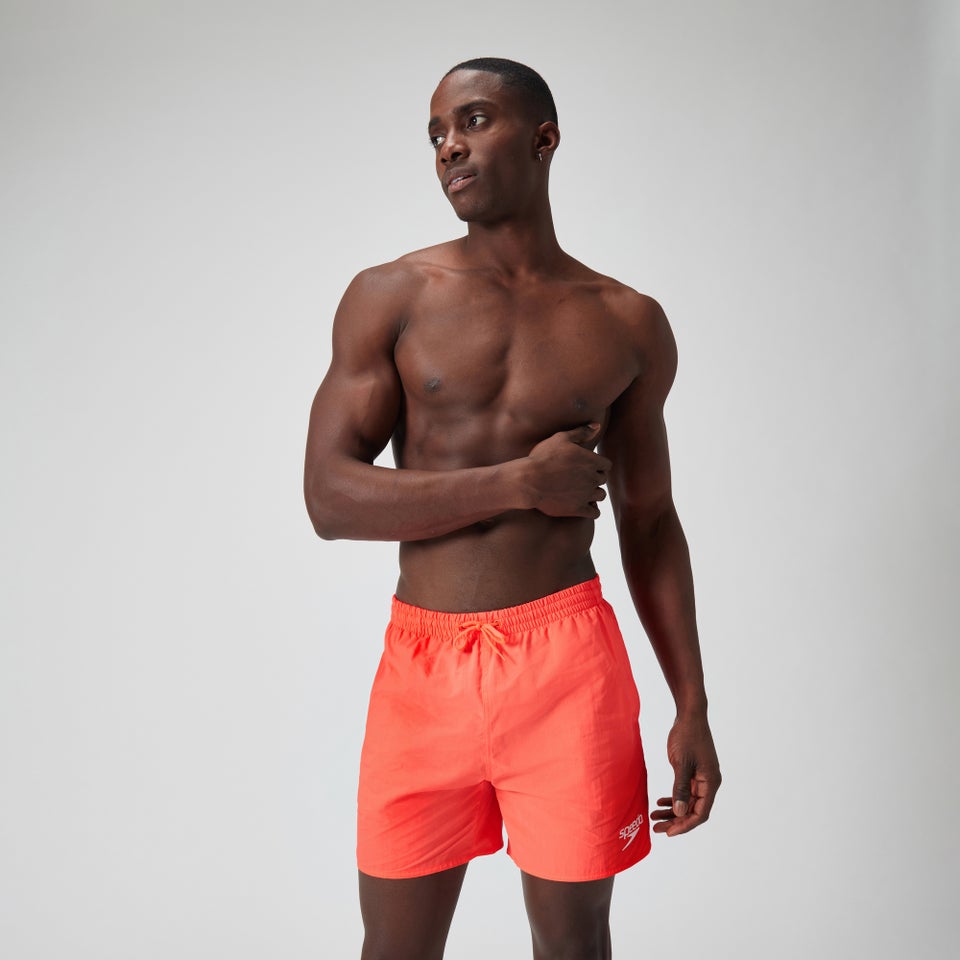 Men's Essential 16" Swim Shorts Red