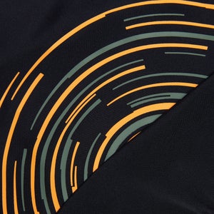 Girls' Placement Muscleback Swimsuit Black/Orange