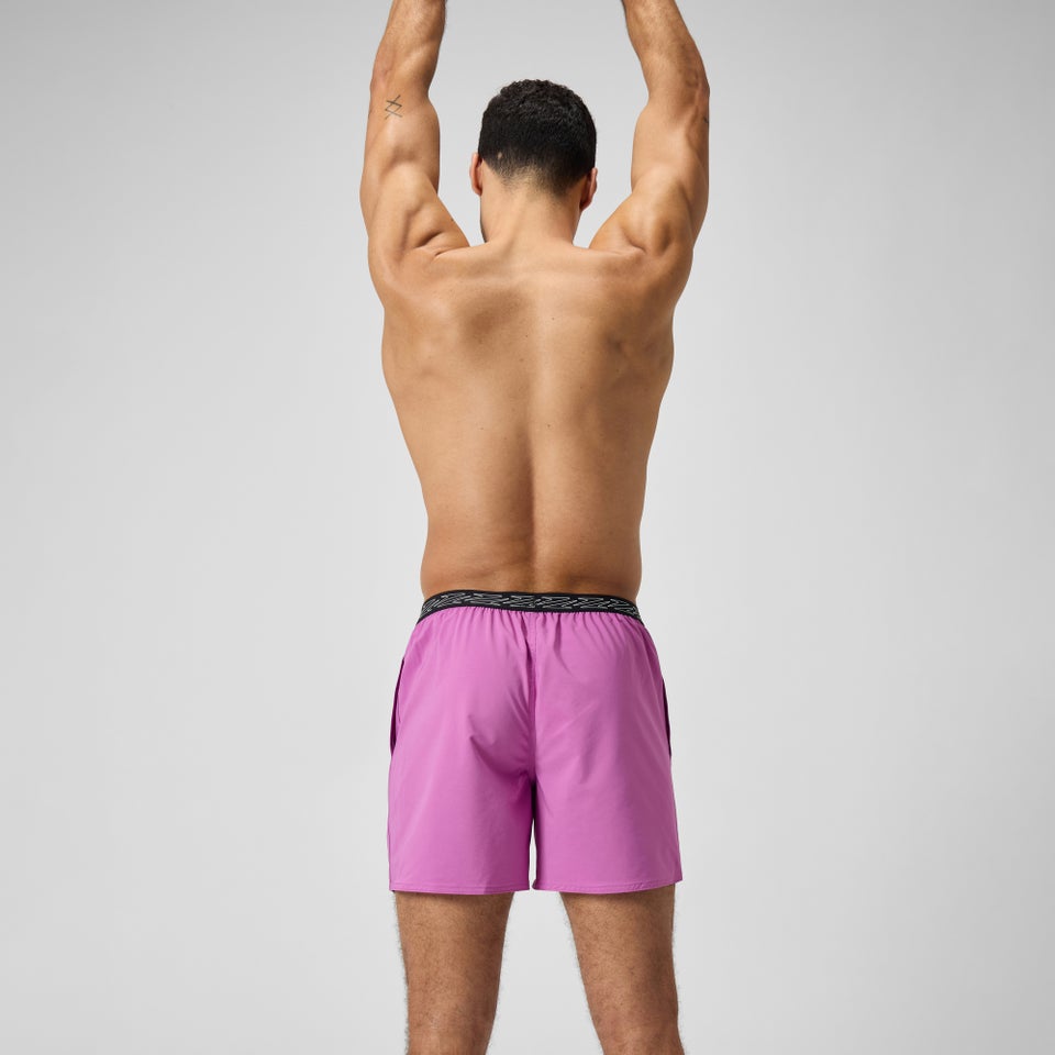 Herren Hyperboom Band Badeshorts, 40 cm Pink