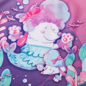 T-shirt Fille rashguard à manches longues Digital pour Filles Rose kiki/Pétale/Caribe