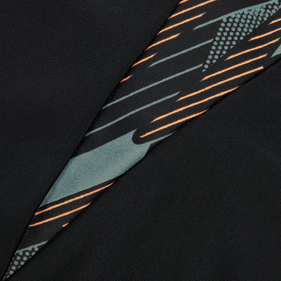 Maillot de bain Fille HyperBoom Splice Muscleback pour Filles Noir/Vert campagne/Nectarine