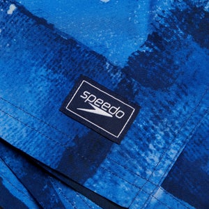 Short de bain Hommes Digital Printed Leisure 14 pouces pour Hommes Bleu céruléen