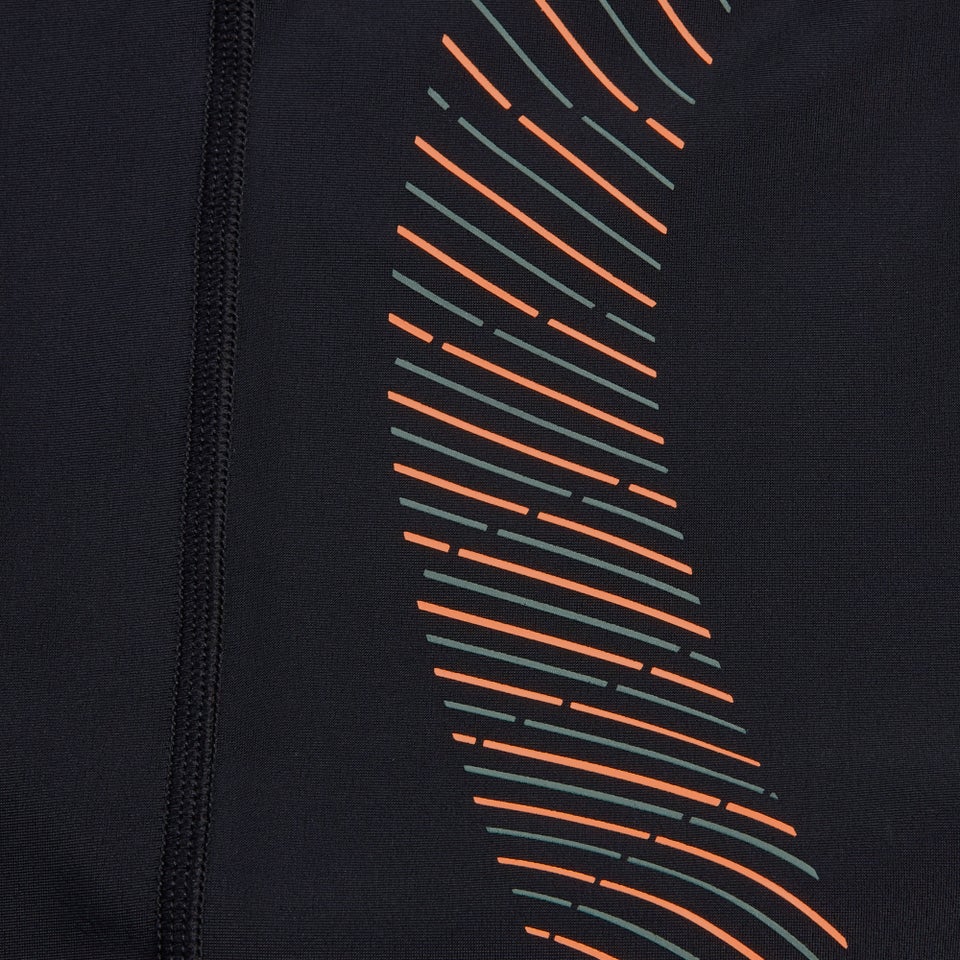 Men's Duo Logo Print Aquashort Black/Green