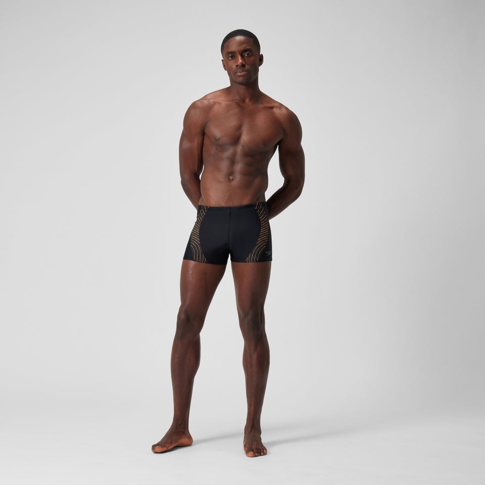 Men's Duo Logo Print Aquashort Black/Green