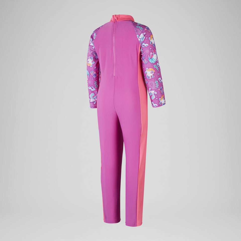 Combinaison tout-en-un de protection solaire Fille imprimée pour Filles Rose kiki/Violeta/Caribe