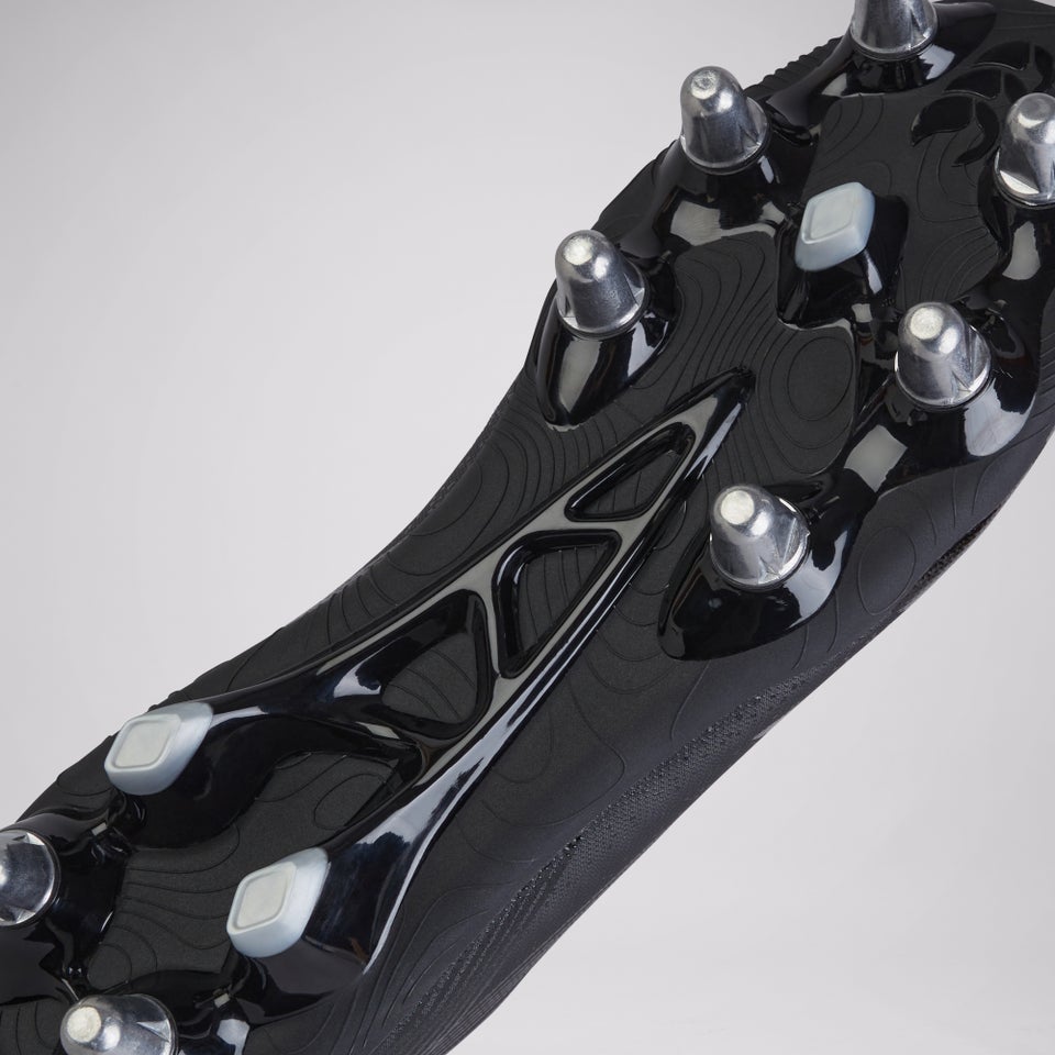 Adult Unisex Stampede Groundbreak Team Soft Ground Boots Black/Grey