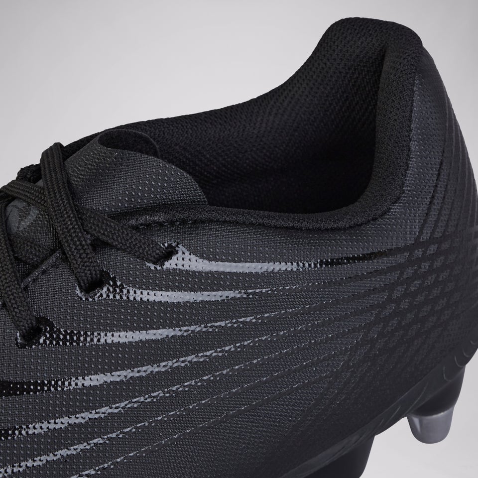 Adult Unisex Stampede Groundbreak Team Soft Ground Boots Black/Grey