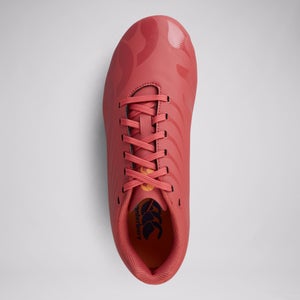 Junior Unisex Stampede Groundbreak Team Soft Ground Boots Purple/Orange