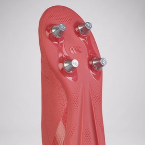 Junior Unisex Stampede Groundbreak Team Soft Ground Boots Purple/Orange