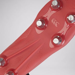 Junior Unisex Stampede Groundbreak Team Soft Ground Boots Purple/Orange