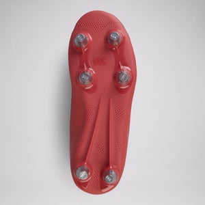 Junior Unisex Stampede Groundbreak Team Soft Ground Boots Purple/Orange