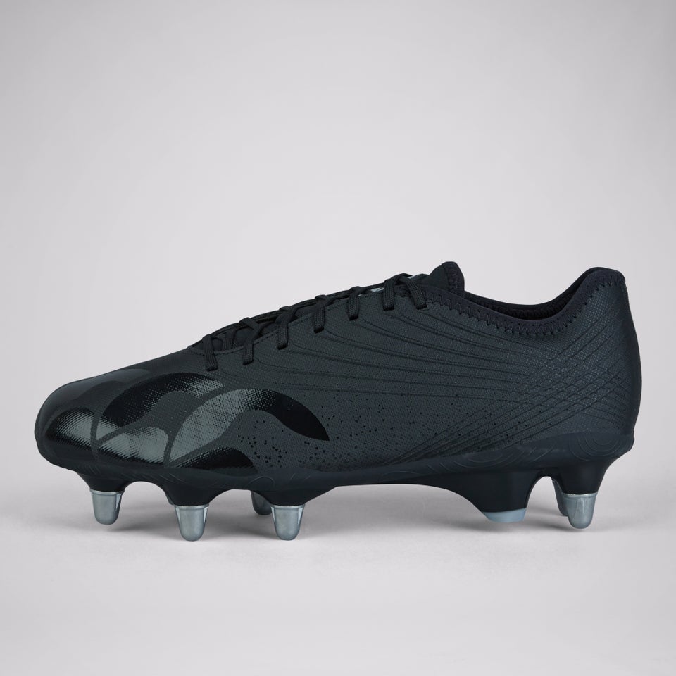 Adult Unisex Stampede Groundbreak Pro Soft Ground Boots Black/Grey