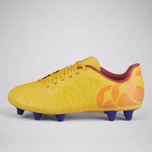 JUNIOR UNISEX SPEED INFINITE TEAM FIRM GROUND BOOTS YELLOW/ORANGE - 3