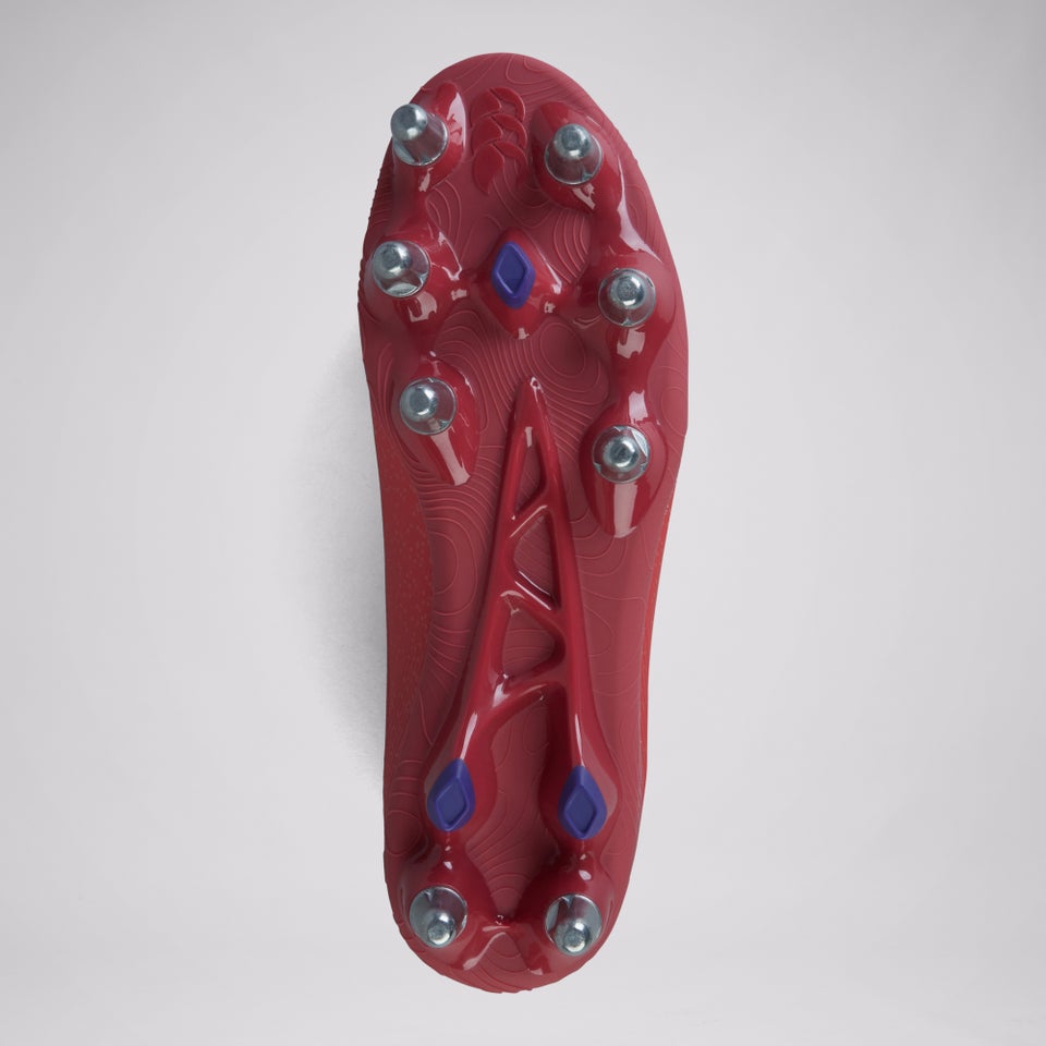 Adult Unisex Stampede Groundbreak Pro Soft Ground Boots Purple/Orange