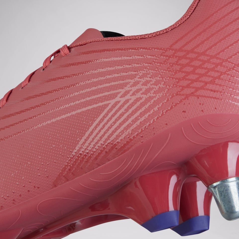 Adult Unisex Stampede Groundbreak Team Soft Ground Boots Purple/Orange