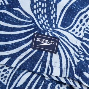 Men's Printed Leisure 18" Swim Shorts Blue