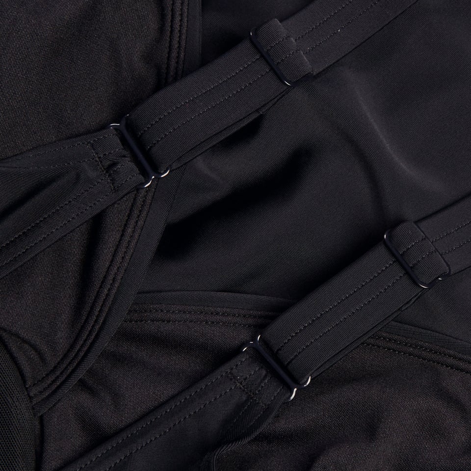 Damen Cross Knot Shaping-Badeanzug Schwarz