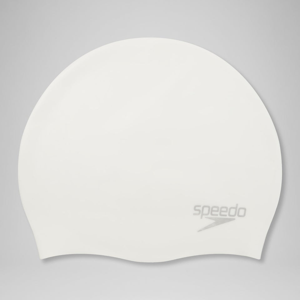 Plain Moulded Silicone Cap White