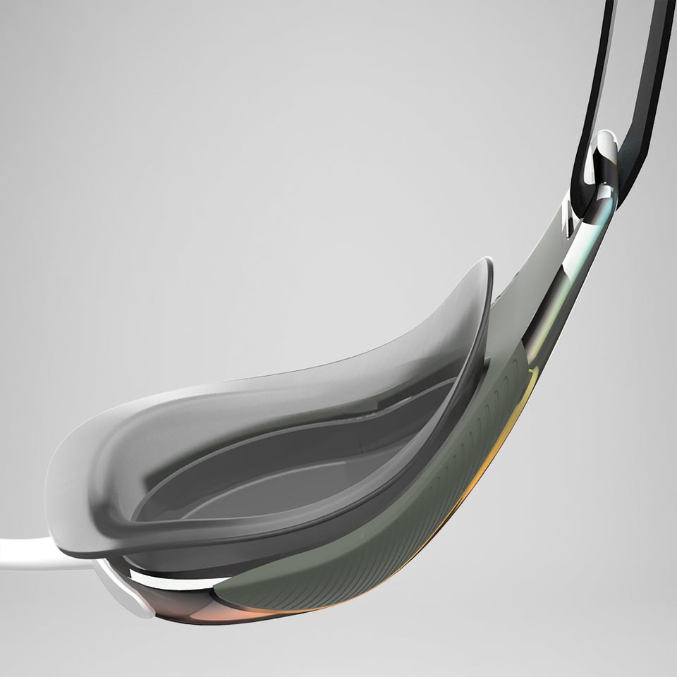 Miroir Fastskin Hyper Elite lunettes Vert campagne/Noir/Nectarine/Blanc