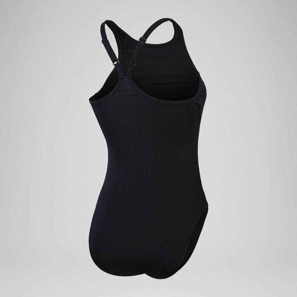 Maillot de bain dos en V End+ (plus long) Noir