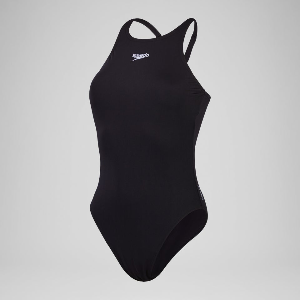 Maillot de bain dos en V End+ (plus long) Noir