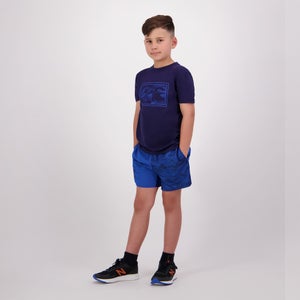KIDS FUNDAMENTALS CAMO HARLETIC SHORT BLUE