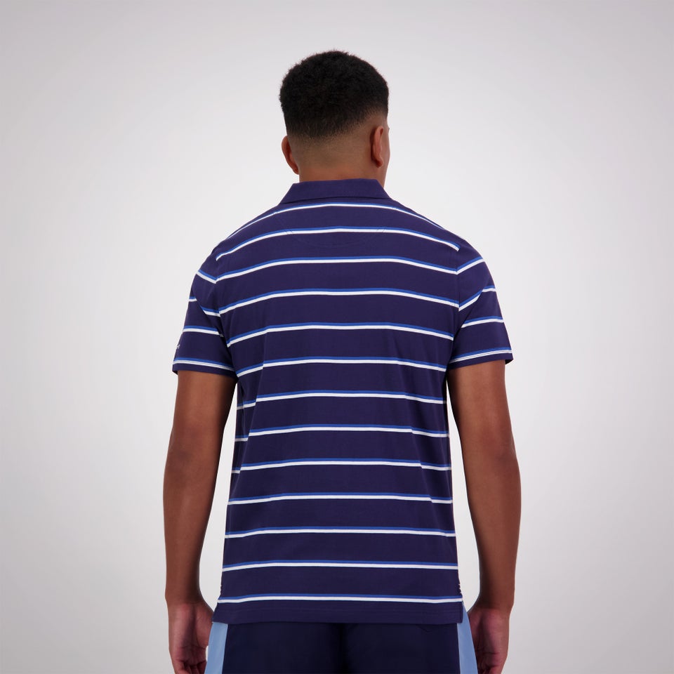 MENS YARN DYE POLO PEACOAT