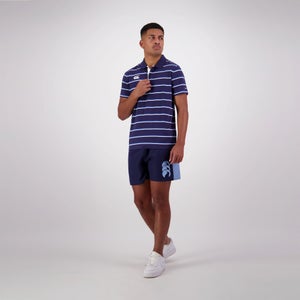 MENS YARN DYE POLO PEACOAT