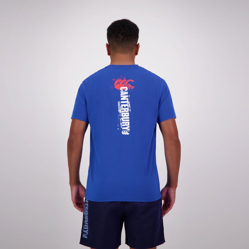 MENS FUNDAMENTALS BACK PRINT T-SHIRT BLUE