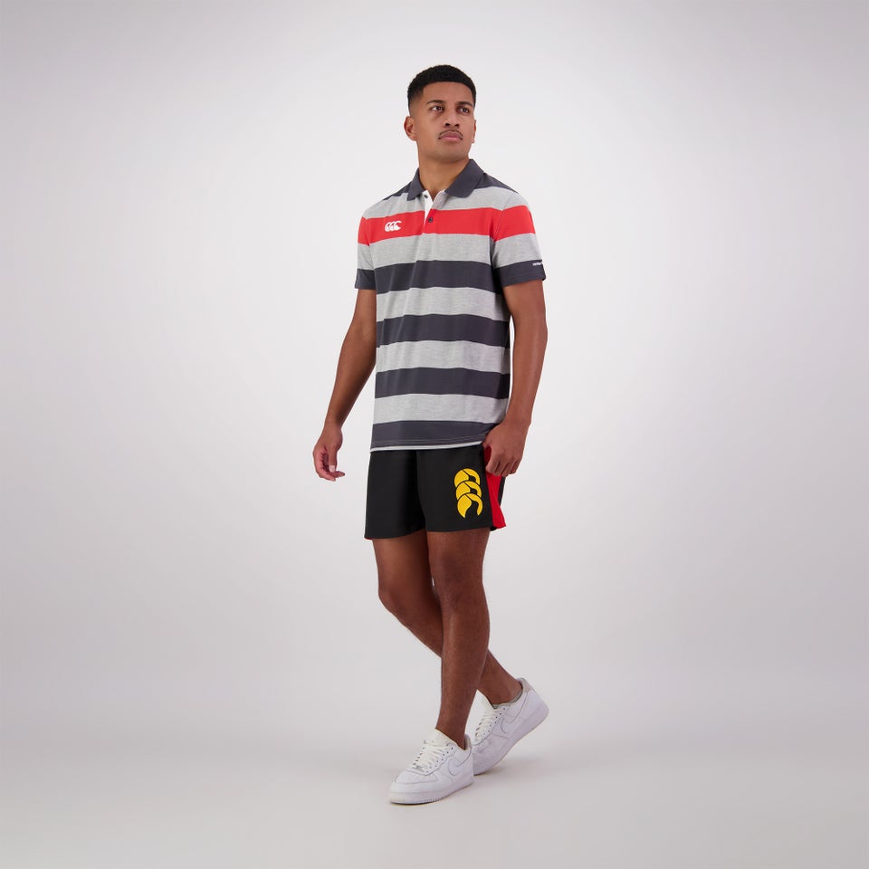 MENS ENGINEERED STRIPE POLO CLASSIC MARLE