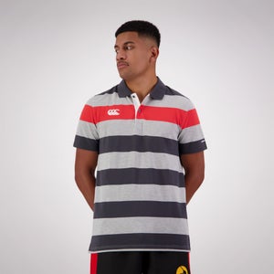 MENS ENGINEERED STRIPE POLO CLASSIC MARLE