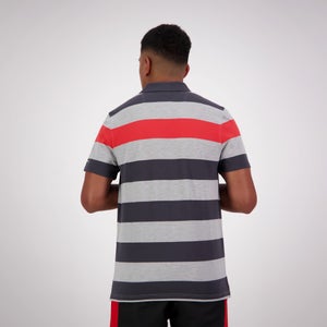 MENS ENGINEERED STRIPE POLO CLASSIC MARLE