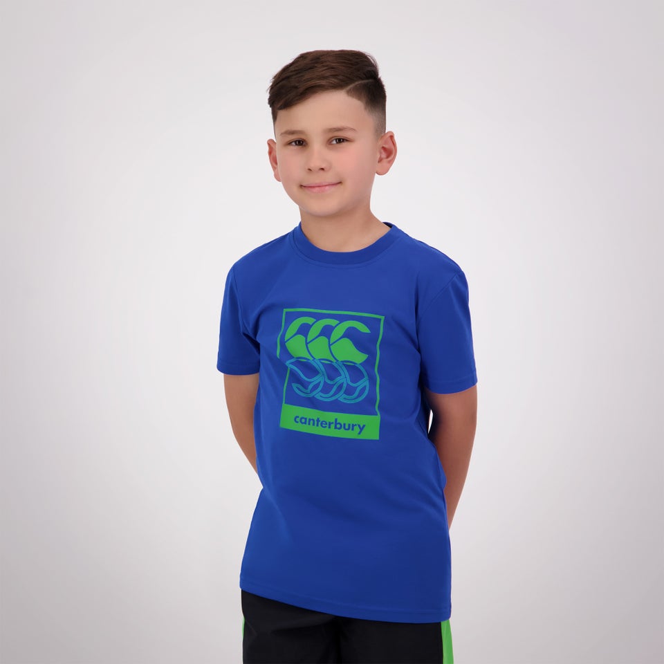 KIDS FUNDAMENTALS RADIAL T-SHIRT BLUE