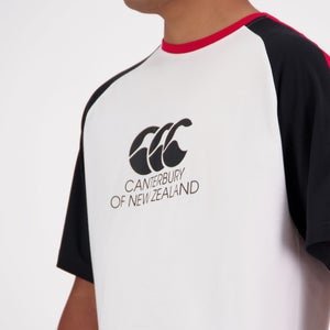 Canterbury of New Zealand M LEGENDS RAGLAN SS T-SHIRT FLAG RED