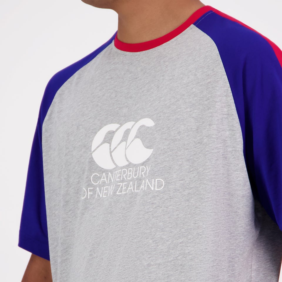 Canterbury of New Zealand M LEGENDS RAGLAN SS T-SHIRT CLASSIC MARLE