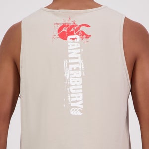 MENS FUNDAMENTALS SINGLET SILVER LINING