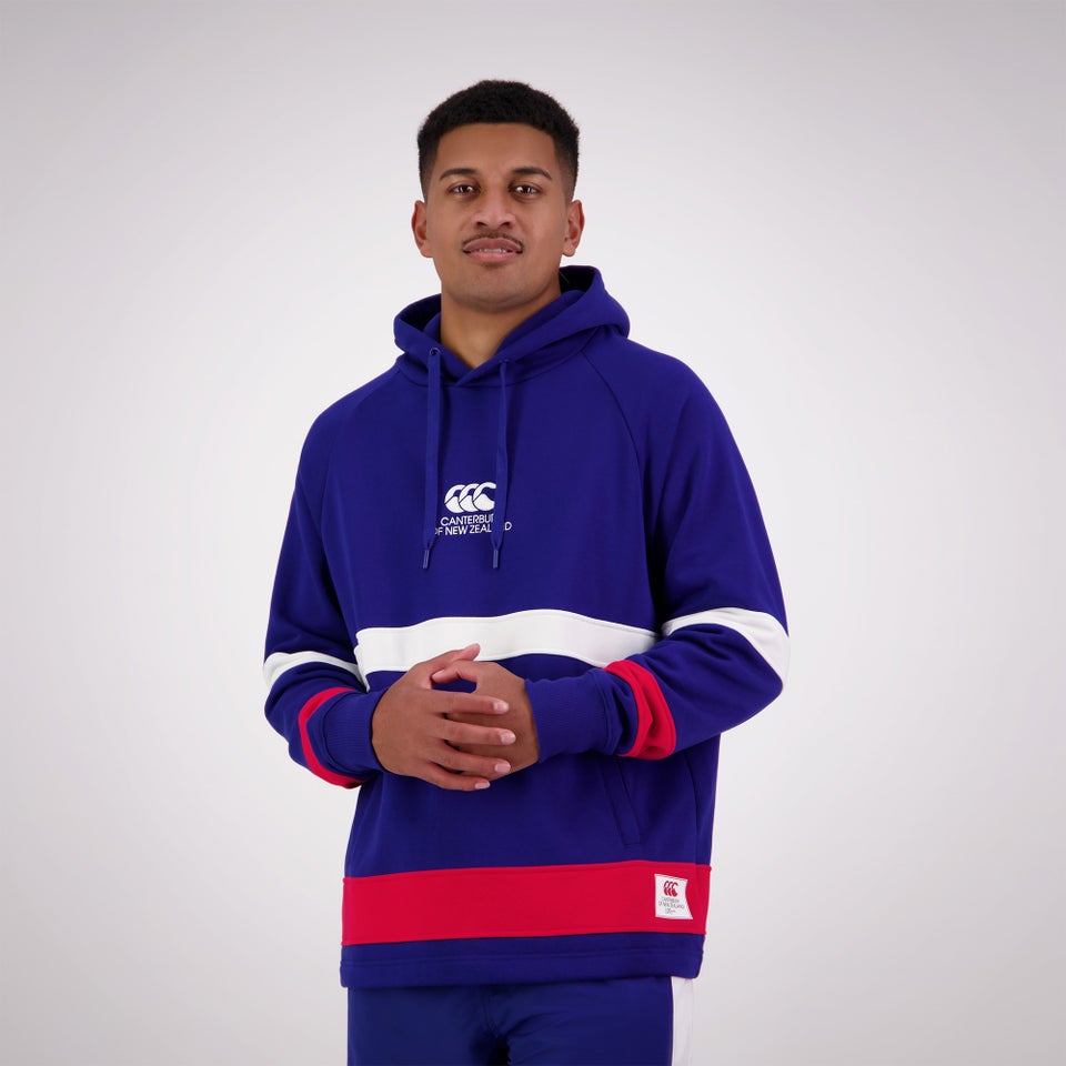 Canterbury of New Zealand M LEGENDS RAGLAN HOODIE ROYAL