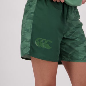 WOMENS FUNDAMENTALS CAMO HARLETIC SHORT GREEN