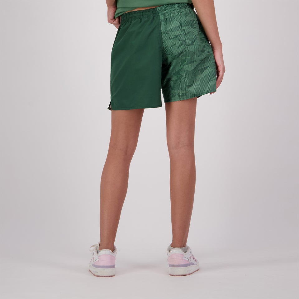WOMENS FUNDAMENTALS CAMO HARLETIC SHORT GREEN