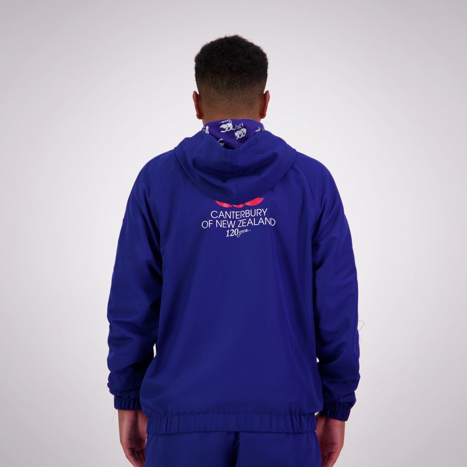 Canterbury of New Zealand M LEGENDS WVN 1/4 ZIP JACKET ROYAL