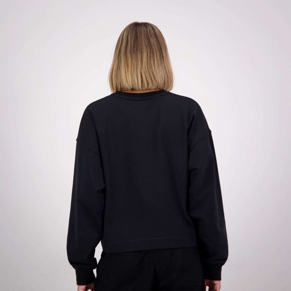 WOMENS PITCH-BLACK CREW BLACK