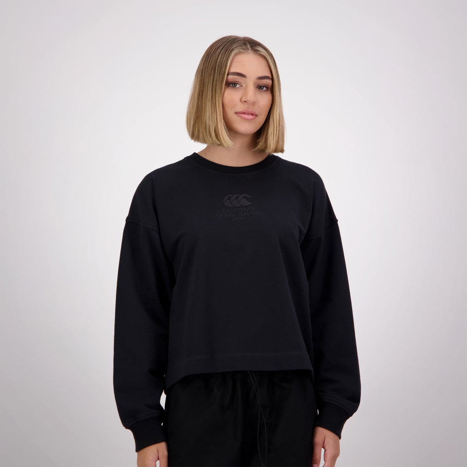 WOMENS PITCH-BLACK CREW BLACK