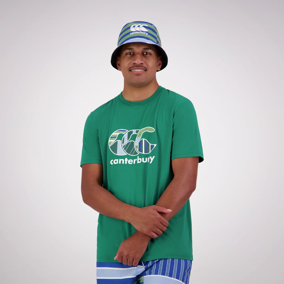 Canterbury of New Zealand M UGLIES REVERSIBLE BUCKET HAT PRINCESS BLUE