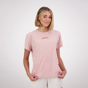 WOMENS SCENE SET SS T-SHIRT MISTY ROSE - 6