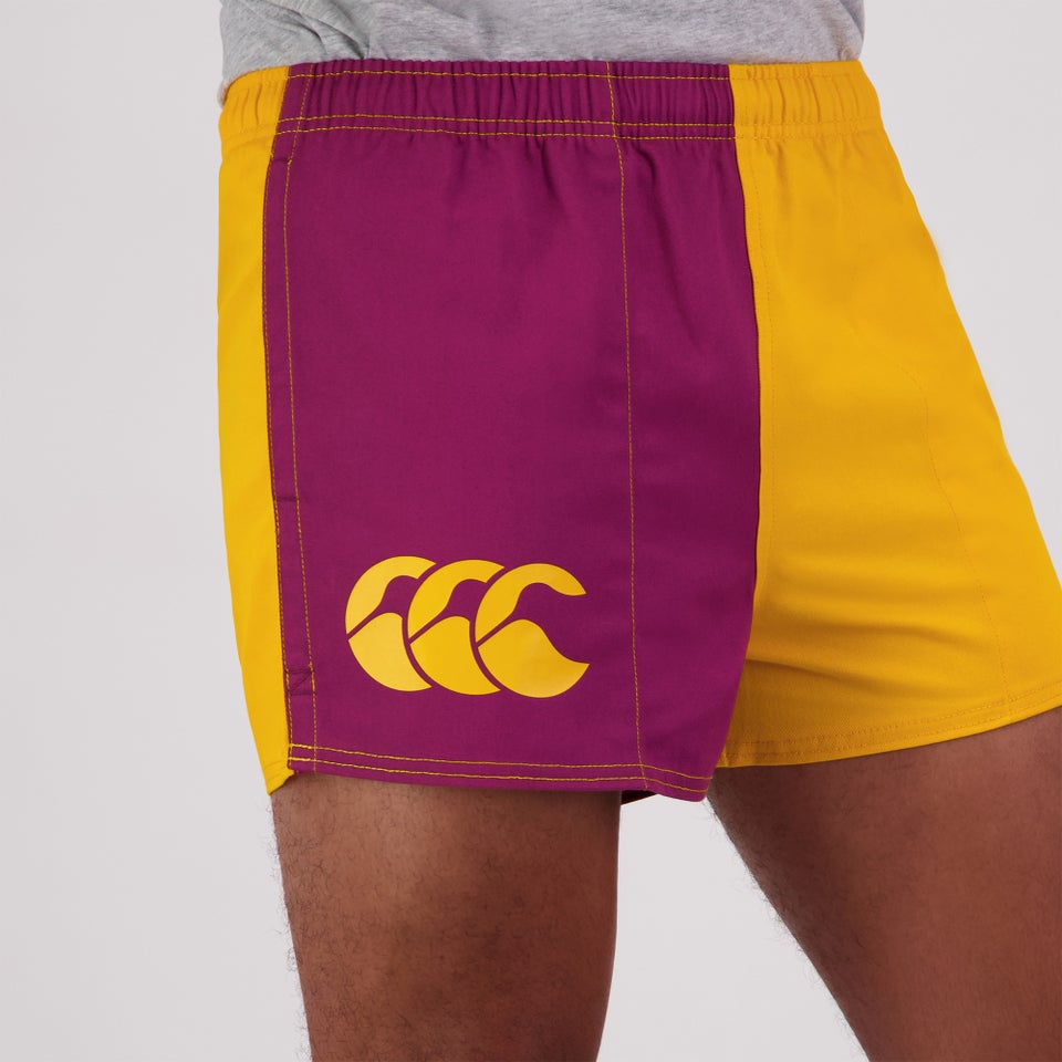 MENS HARLEQUIN SHORT MAROON