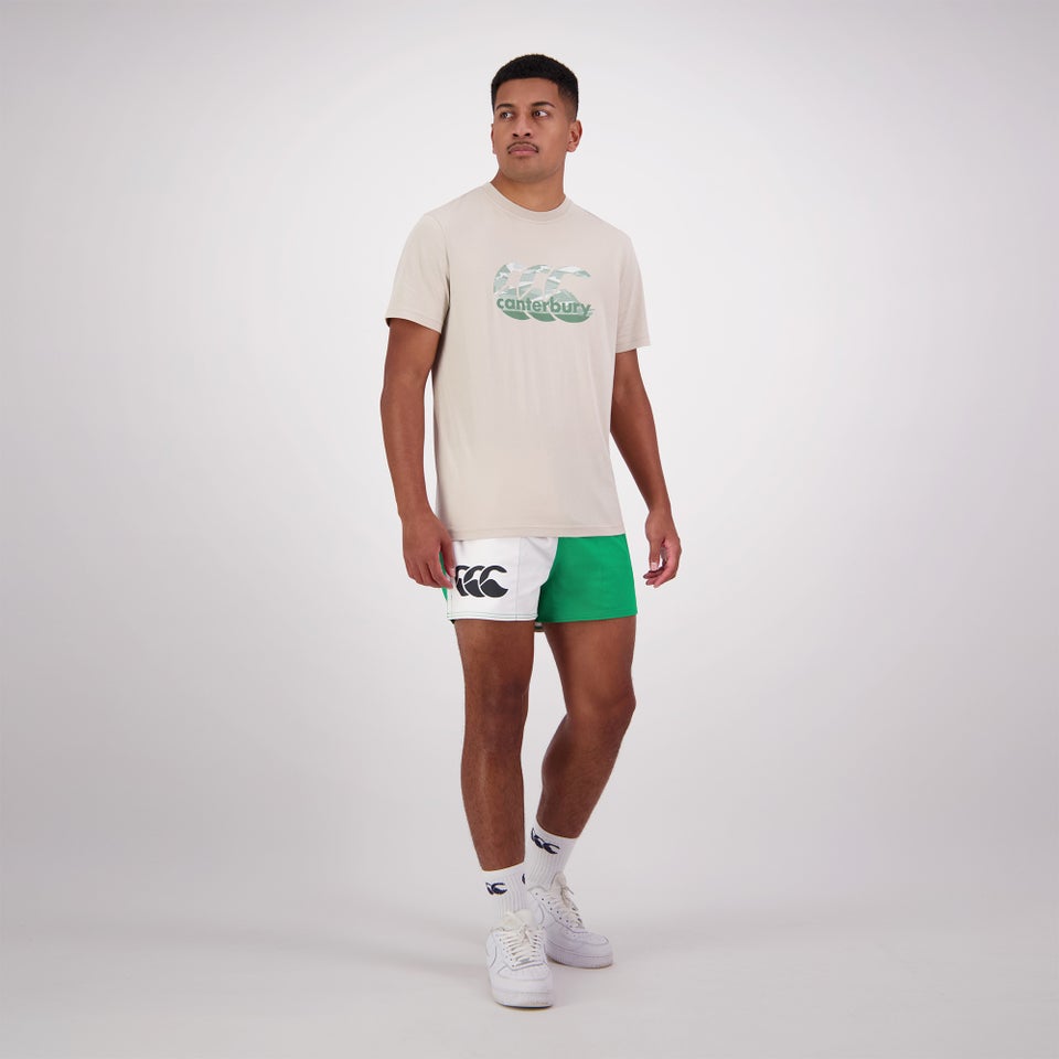 MENS HARLEQUIN SHORT GREEN