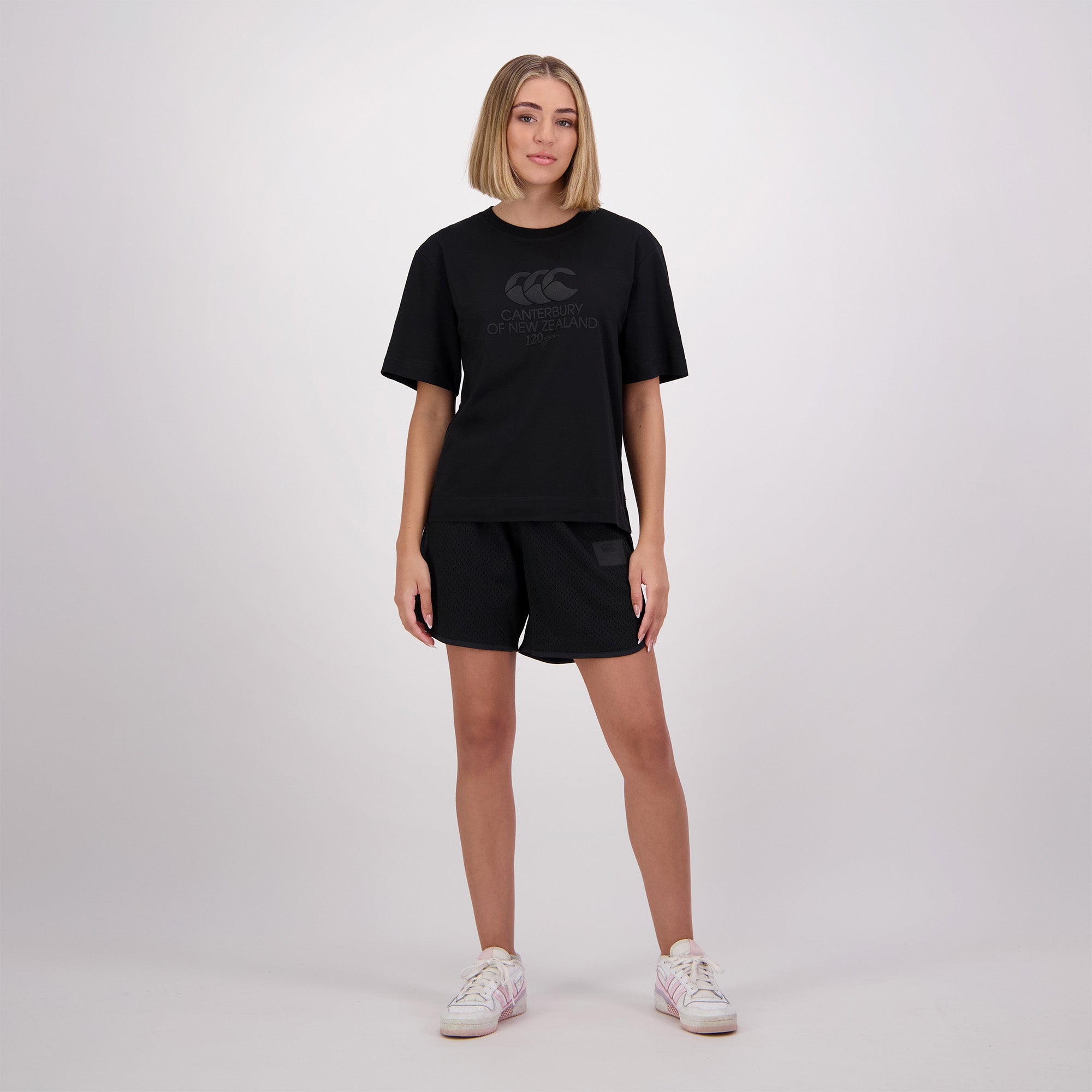 Canterbury of New Zealand W PITCH-BLACK SS T-SHIRT JET BLACK