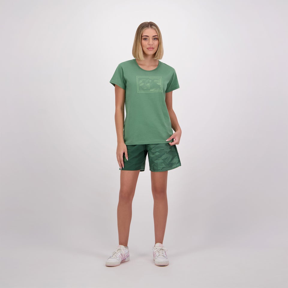 WOMENS FUNDAMENTALS CAMO T-SHIRT GREEN