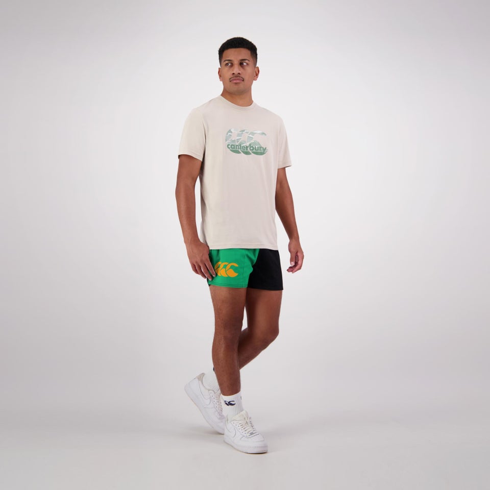 MENS HARLEQUIN SHORT BLACK