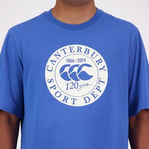 MENS SPORT DEPT. LOGO T-SHIRT BLUE